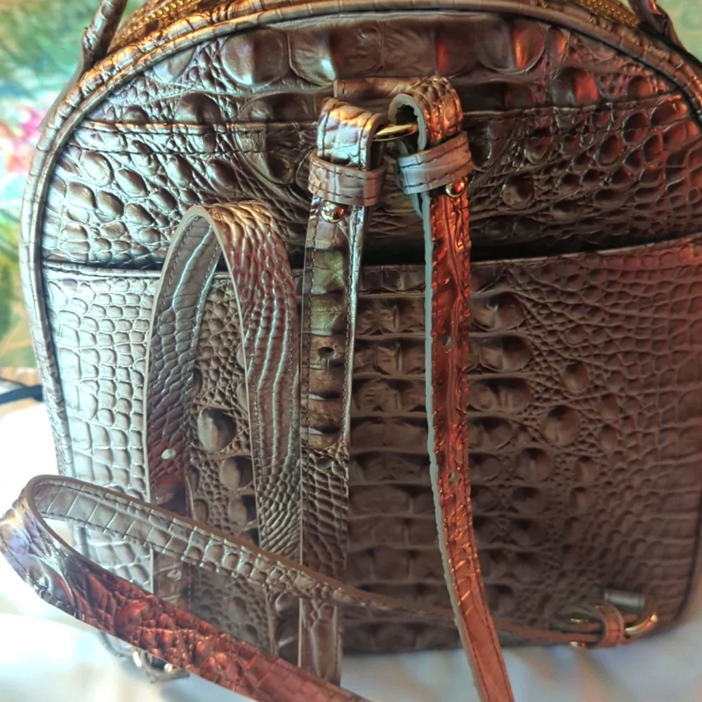 Brahmin embossed slim